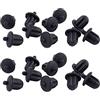 Ferleiss 20 coperture antipolvere in gomma nera per jack audio da 6,35 mm, per PC, DVD, microfono