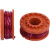 Belnotelt Bobina di ricambio WA0010 con cappuccio per decespugliatore Worx WG150 WG154 WG163 WG175 WG180 WG155 WG151 WG160, corda di alimentazione automatica da 3 m 0,2 cm (8+2)