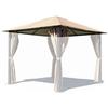 QUICK STAR - Tetto di Ricambio per Gazebo Paris, 3 x 3 m, Colore: Sabbia