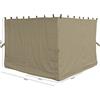 QUICK STAR 4 Pannelli Laterali per pergola Piano Firenze Sabbia