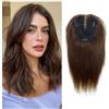SONGYL-20249 Topper per l'attaccatura dei capelli Topper for capelli veri for donne 13X12 cm Base in pizzo svizzero traspirante Pezzi di capelli 10 pollici Attaccatura naturale dei capelli Remy Topper Posticci Agg
