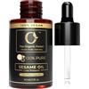 The Organic Forest - VEGAN . PURE . NATU Premium Organic Sesame Oil - Cold Pressed Sesame Seed Oil for Skin & Hair - Nutrient-Rich Sesame Seeds Organic - Natural & Pure - Non-GMO, Vegan, Cruelty-Free, Hexane-Free - 1 fl oz