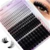 WENDY LASHES Ciglia Finte Kit con Ciuffetti, Set Completo per Estensione Ciglia con 20D+30D, Bottom Lashes e 7D Spike Fans, Misto 12-18mm, Ricciolo 3D, Naturali e Adatte a Tutte le Occasioni(7D+100D+200D-3D)