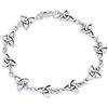 Bling Jewelry Bracciale Spirituale Ispirazionale Cristiano Di Fede Irlandese Con Nodo D'Amore Celtico Triquetra Trinità Per Donne Adolescenti In Argento Sterling .925 Ossidato