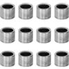 PATIKIL Spacer Acciaio M10, 12pz Spacer Metallo Acciaio 10.1mm Id x 14mm Od x 9mm L Spacer Acciaio Carbonio Vite Standoff Rotondo per Bulloni a 2/5in o M10