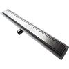 Bernstein Canalina per doccia G014 - scarico doccia in acciaio inox - per docce walk-in - lunghezza specificata, Lunghezza:600mm