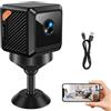 LAIVIYA Mini Telecamera,Telecamera Spia Wifi Interno 1080p HD Visione Notturna WiFi Telecamera di Sicurezza Interna Rilevamento di Movimento Controllo Remoto Con App per Casa Bambini Anziani Animali Domestici