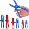 Zyluniy 6 Pezzi Pinze per Tubi in Nylon, Set di Pinze per Tubi Flessibili, Pinzes per Morsetti Linea Set di Utensil (Rosso+Blu)