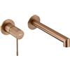 IMEX GLD038/ORC LINE Monomando Empotrado Lavabo Oro Rosa Cepillado