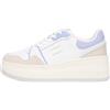 Tommy Jeans TJW Retro Basket Flatform EN0EN02916 Low Top, Beige (Sabbia del golfo/Polvere di Pervinca), 40, Beige Gulf Sand Pervinca Polvere, 42 EU