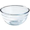 Pyrex O'Cuisine - Ciotola rotonda in vetro da cucina, adatta al microonde, 24 cm, 3 litri, confezione da 2