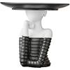 Baoblaze Statua di Donna con Vassoio portaoggetti Scultura Decorativa, Statuetta in Resina di Moda Creativa Decorazione Moderna per Ufficio Camera da Letto, Bianco Nero