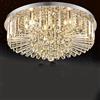SANGPAO Decorazione domestica moderna Plafoniera da incasso a LED in cristallo per cucina Grande lampadario a goccia di pioggia Plafoniera moderna rotonda di lusso dimmerabile per camera da letto Sogg