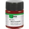 KREUL 75556 - Vernice acrilica opaca, Maron in barattolo da 50 ml, vernice a base d'acqua dalla copertura cremosa, ad asciugatura rapida, adatta a molte superfici diverse