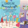 Partycolarità Candele per torta con nomi personalizzati - Scegli il tuo nome - Candele lettere nomi 7 cm colorate - Candele decorative in cera (MARTINA)