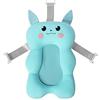 aniceday Cuscino per vasca da bagno per neonato, con supporto per sedile da bagno, galleggiante, per neonati e neonati, 0-6 mesi (Rat Kachu blu)