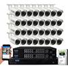 GW Security HD IP 4K H.265 NVR 5MP Sistema di sicurezza con IP PoE 5MP 1080P telecamere di sicurezza, Bullet Camera System, 24 Camera System