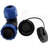HangTon Connect HangTon SD20 Circolare Aviazione 12 Pin Connettore Impermeabile IP68 Angolo Retto Cavo Spina Montaggio Pannello Presa