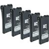 vhbw 5x batteria compatibile con Icom IC-T3H, IC-F4GT, IC-V81, IC-V82, IC-U82, IC-V8 radio (2000mAh, 7,2V, NiMH)