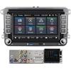 MAVYULQEF Linux Car Stereo Compatible with VW Fast Boot/Bluetooth/Wireless CarPlay/Android Auto/FM/AM/RDS/USB