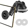 OHLPRO Supporto per tablet per auto, magnetico, supporto per tablet, parabrezza e cruscotto, universale, rotazione a 360°, con braccio regolabile + ventosa lavabile per tablet da 5 a 13