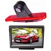 Misayaee Telecamera per la retromarcia integrato nella terza luce freno per veicolo + MONITOR 4.3 POLLICI A COLORI PER TELECAMERA DI per Fiat Scudo Citroen Jumpy/Peugeot Expert/Toyota Proace 2007-2016