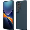 kwmobile Cover per Samsung Galaxy S26 Ultra Custodia - Back Case per Smartphone in Silicone TPU - Protezione Gommata - ardesia scuro
