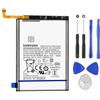 Generico Batteria di ricambio originale per Samsung Galaxy A33 5G A336B batteria 5000 mAh EB-BA536ABY con strisce adesive incluso strumento di montaggio