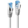 Lindy Cavo Patch Cat.6A S/FTP PIMF privo di Alogeni Grigio, 0,5m