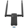 Topiky Adattatore WiFi USB 3.0 WiFi 6E AX5400M per PC, Antenne 802.11AX 3 Bande 6G 5G 2.4G Doppia 6dBi Adattatore di Rete Dongle WiFi USB per PC Desktop Portatile per11 10