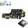 Eutoping Porta di Ricarica USB per Xiaomi Redmi Note 8 2021 Dock Connector Charger Board Assembly Sostituzione con Strumento