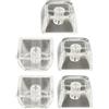 Vdaxvme 5/10PCS 1U Keycaps Trasparentemente con Macchia Retroilluminata Migliora la Digitazione per Tastiere Meccaniche