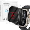 NEWZEROL 3 Pezzi Vetro Temperato Privacy per Apple Watch Ultra 1/2/3