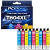 PCStoreCartucce Compatibili Epson 604XL Colori - Multipack 9 (3 Ciano 3 Magenta 3 Giallo) Alta Capacità - per XP-2200 XP-3200 XP-4200 WF-2930DWF WF-2950DWF