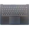 Generico Tastiera wireless Bluetooth portatile con touchpad per Microsoft Surface Laptop 4 13,5 1951 Touchpad Palmrest Keyboard (Nero)