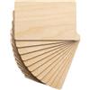 OUTLETISSIMO® 10 Pezzi NTAG216 Schede NFC in Legno di Acero Color Legno Naturale ISO Programmabili