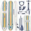 HUIIKE Tavola Sup Gonfiabile Adulti con Accessori Inclusi, Pagaia, Pinne, Pompa. Stand Up Paddle Board con Grande Stabilità e Resistenza. 305 x 84 x 15 cm, Carico Massimo 130 kg