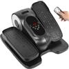 EVOLAND Ellittica Elettrica da Casa con Telecomando, 12 Velocità Mini Ellittico Sotto Scrivania, Pedaliera Riabilitazione Silenzioso, Portatile Cross Trainer per Anziani, Ufficio e Casa