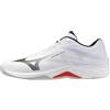 Mizuno Lightning Select Scarpe da pallavolo da Uomo White/Black/Fiery Red 40