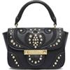 Braccialini Borsa Donna Rock a Mano con Borchie e Tracolla Rimovibile