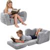Plasaig Divano letto pieghevole 2 in 1, poltrona per bambini, per la cameretta, regalo di compleanno o per la giornata dei bambini, per bambine e bambini