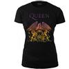 Queen - Rock Off Queen Officially Licensed - T-Shirt Gradient Logo Bohemian Rhapsody Maglia Maglietta da Donna Rock (Medium)