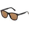 Tom Ford FT0595 01J 55 Montature, Nero (Nero LucidoRoviex), 55.0 Unisex-Adulto