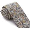 Cencibel Smart Casual Cravatta Liberty Katie and Millie Fiori Blu e Giallo, multicolore