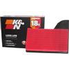 K&N Filtro dell'aria del motore: filtro dell'aria di ricambio a lunga durata, 4000 km, compatibile con Ford Mustang L4/V6/V8, KNA-5029 2015-2019