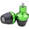 QIBBEI Protezioni Anticaduta Moto Paratelaio Tappi Di Protezione Pad Proteggi Per Z650 Per Z750 Per Z800 Per NIJIA(Green)
