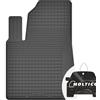 moto-MOLTICO Conducente Tappetini Auto in Gomma con un Bordo - Set 1 Pezzi - Tappetini per Auto Impermeabile - Set di Tappeti Adatti per Fiat 500 del 2007