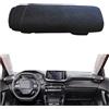 Cuuofinw Copricruscotto Per Peugeot 2008 E-2008 208 E208 GT 2019-2022 Tappetino Cruscotto Protezione Solare UV Cuscino Accessori Auto Copertura Tappetino Copri Cruscotto(LHD Black)
