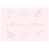 Catrice Cosmetics Catrice BRIDES & BESTIES Glow Control Blotting Paper, opacizzante, rinfrescante, controllo della pelle grassa/controllo della lucidità, opaca (50pcs)
