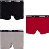 Jordan Flight Cotton Core 3Pk Boxer da Uomo Gym Red/Black M
